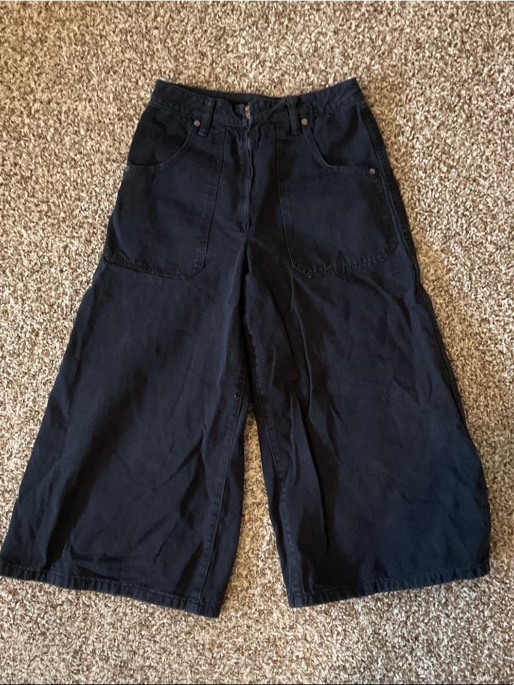 Marc Jacobs Black Wide Leg Flare Jeans